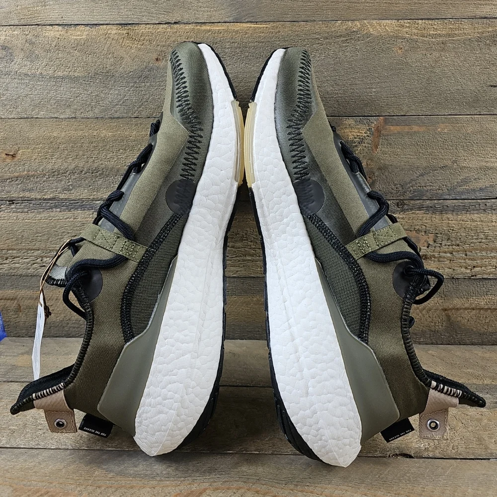 adidas Ultraboost 21 X Parley Men's Running Shoes Focus Olive Black - Picture 8 of 12